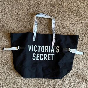 Victoria Secret Black Tote Bag NWT